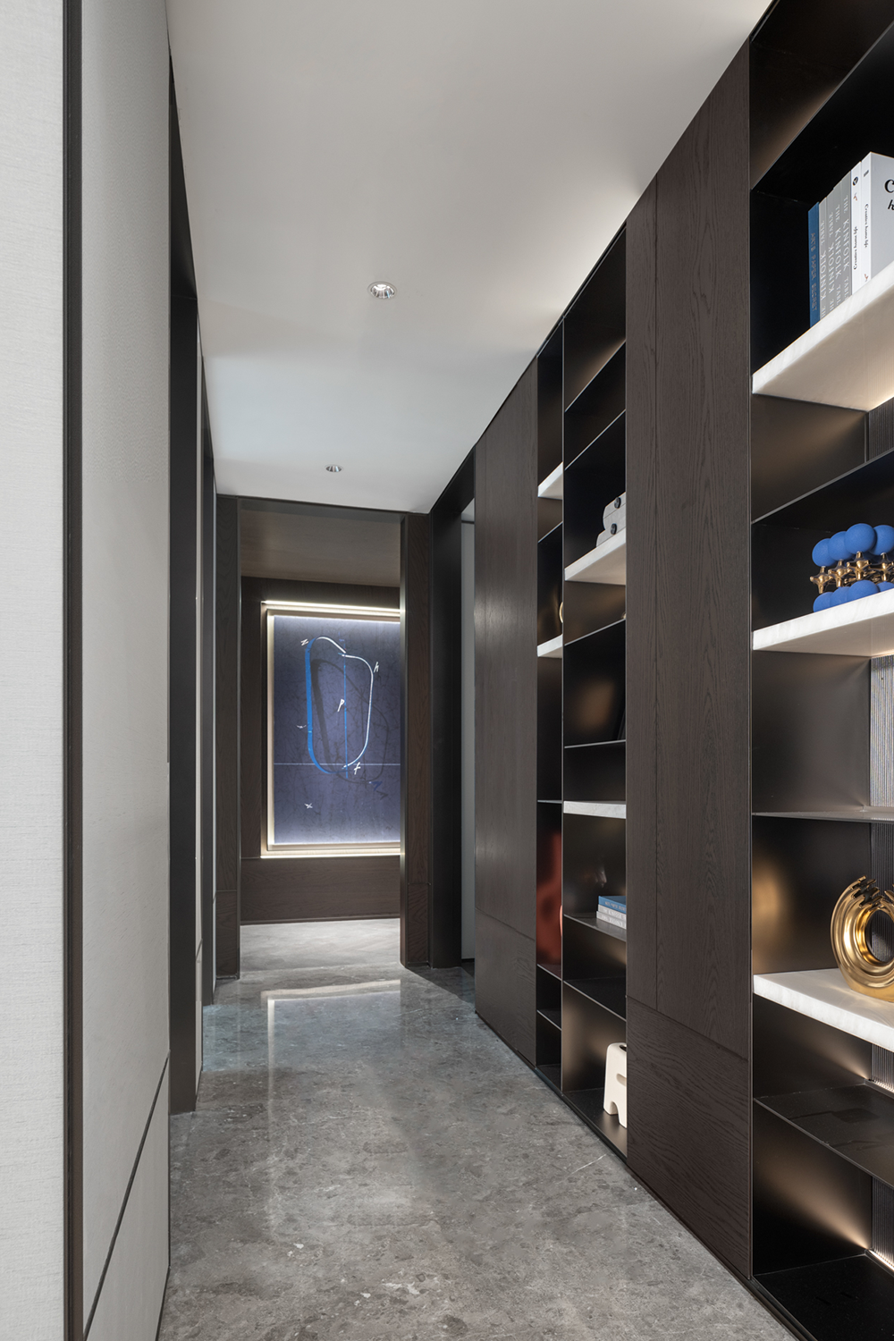 蓝调大平层 · 现代艺术与生活的完美融合丨中国台州丨壹新设计,恩嘉设计-25