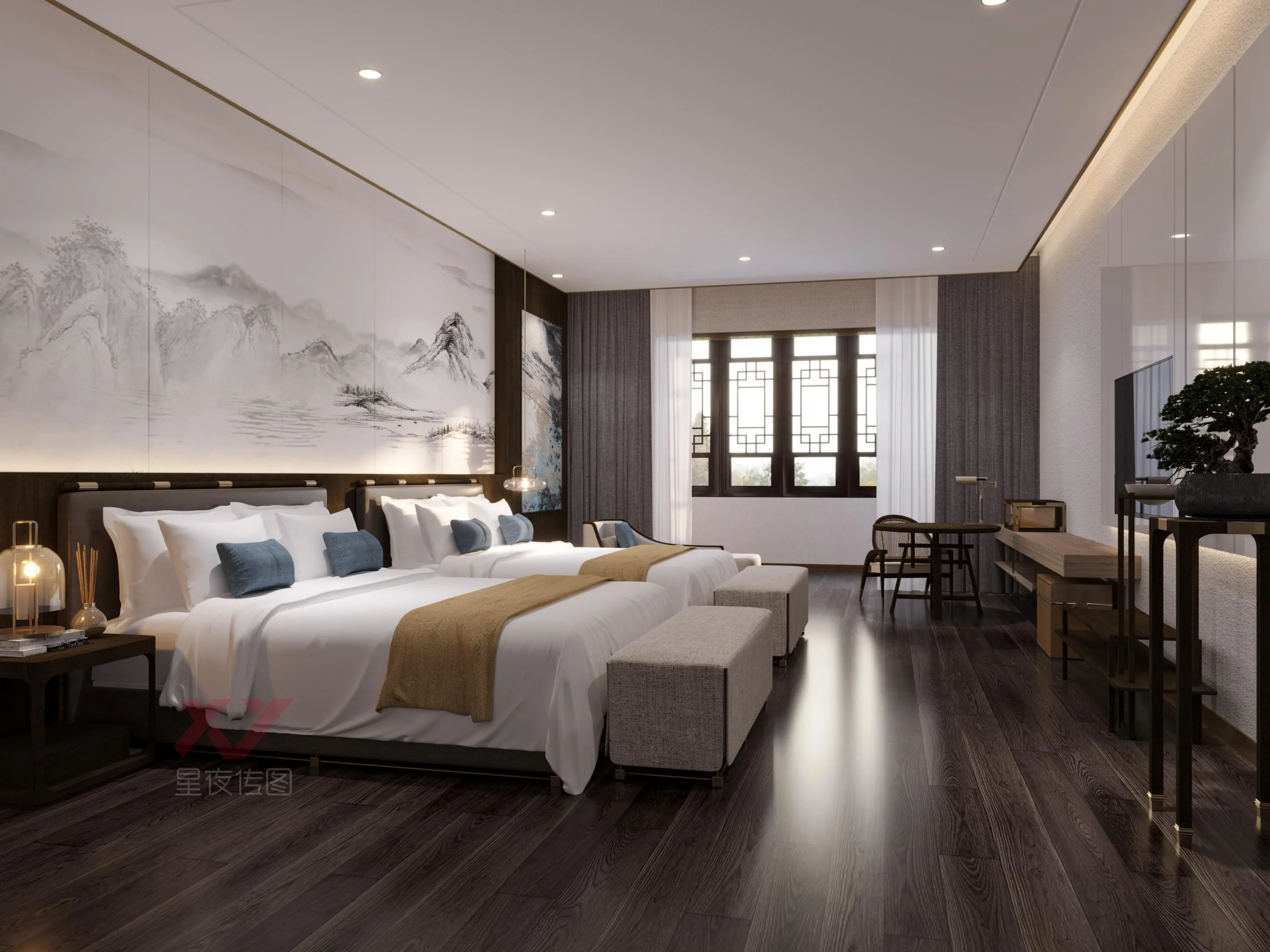 中式度假酒店|质朴的中式美学-3