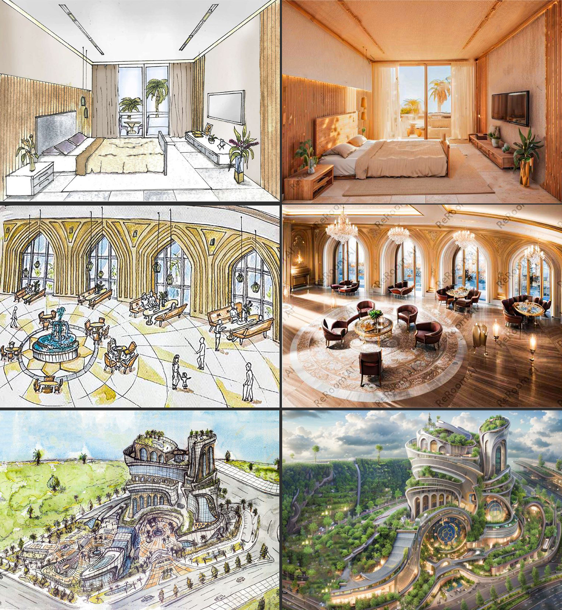 HERITAGE 5STARS HOTEL(毕业项目)丨埃及开罗丨HELWAN UNIVESRITY MATARIA 分校建筑系-59