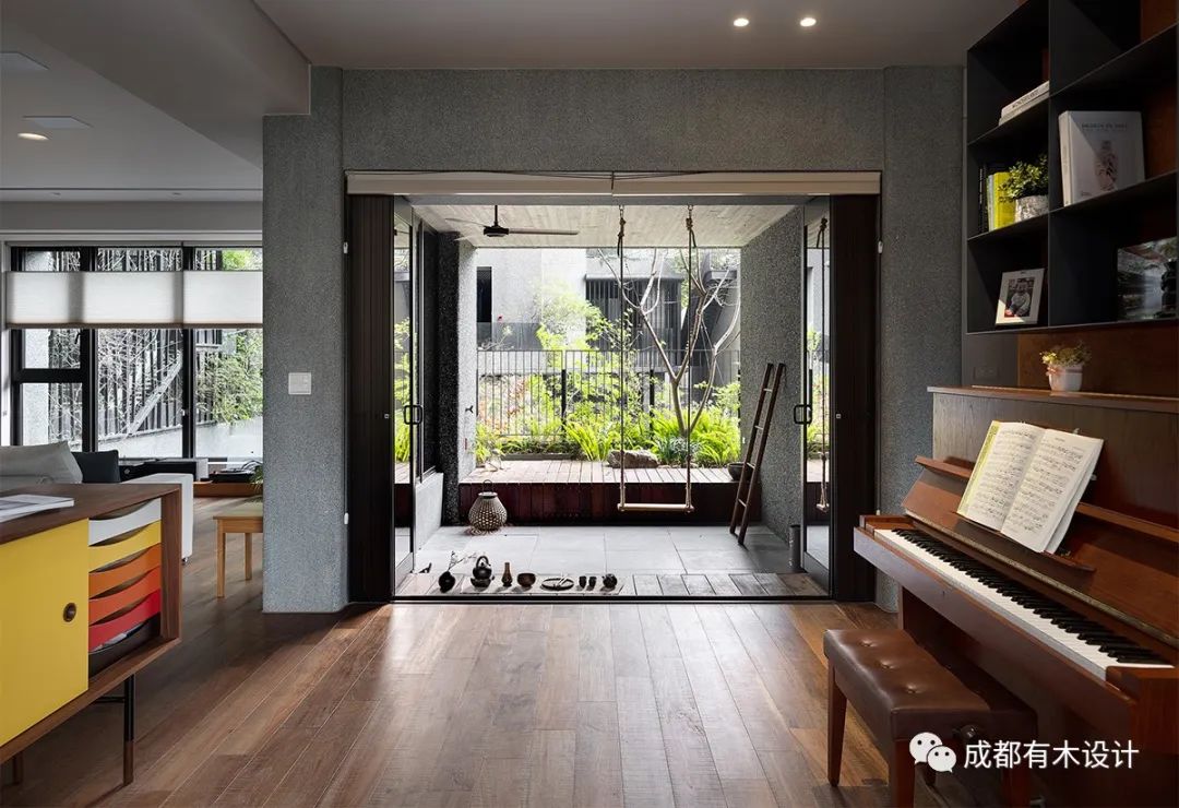 现代原木感混搭居所丨大墨-53