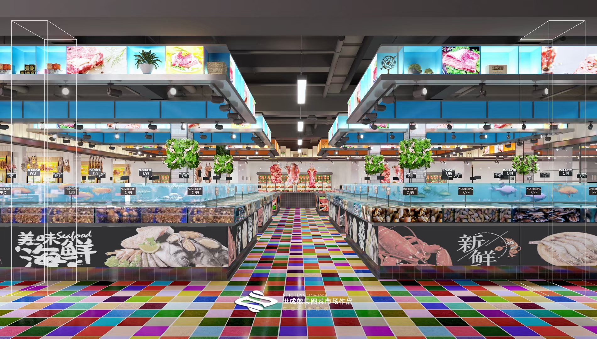 最近菜市场改造项目比较多，不同风格的都有分享给大家                     -7