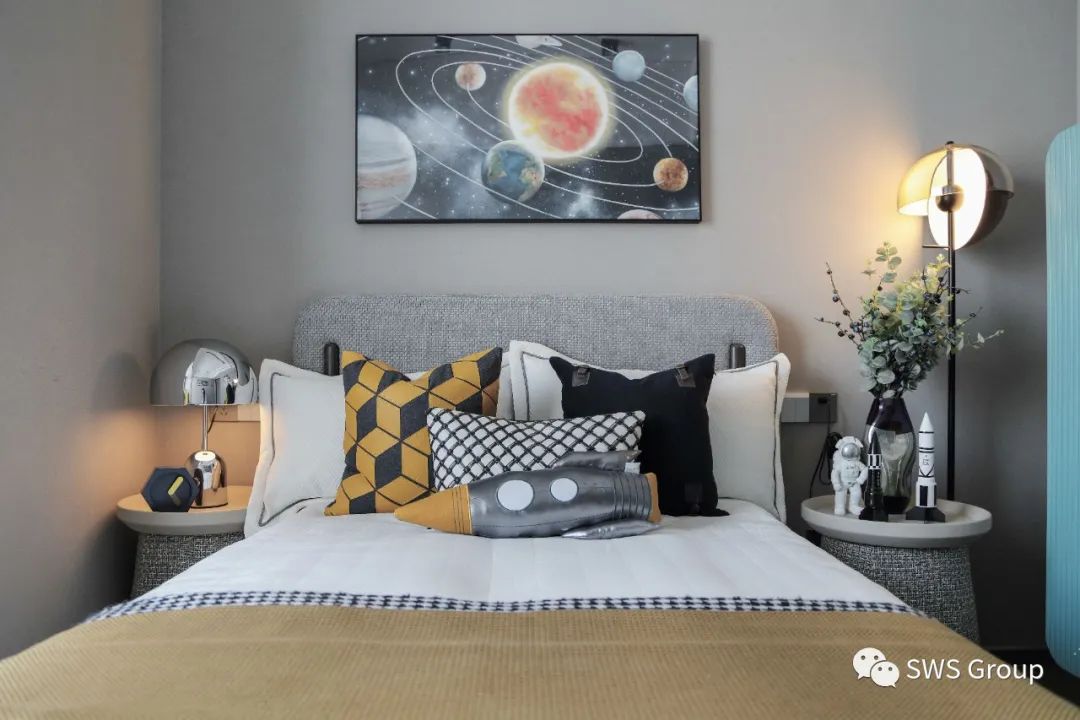 武汉绿城凤起听澜样板间 | 年轻现代的理想居所-52