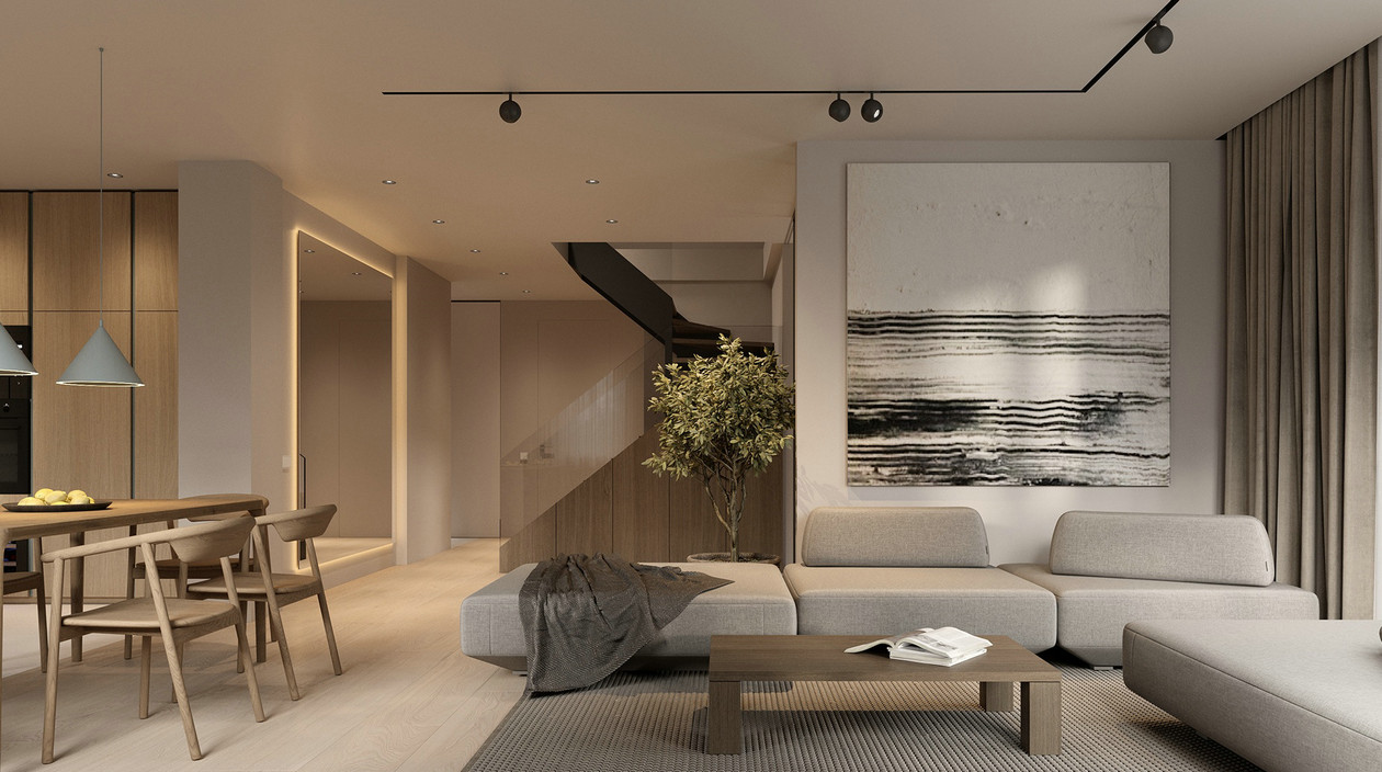 俄罗斯简约风住宅设计 打破沉静，随性演绎舒适美-2