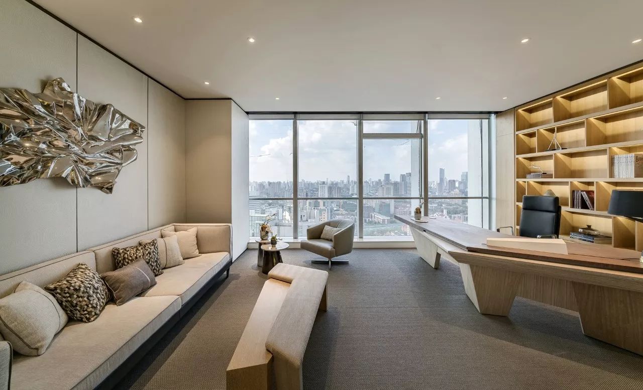 未来之境 | 建筑感与温暖气息的办公室设计-15