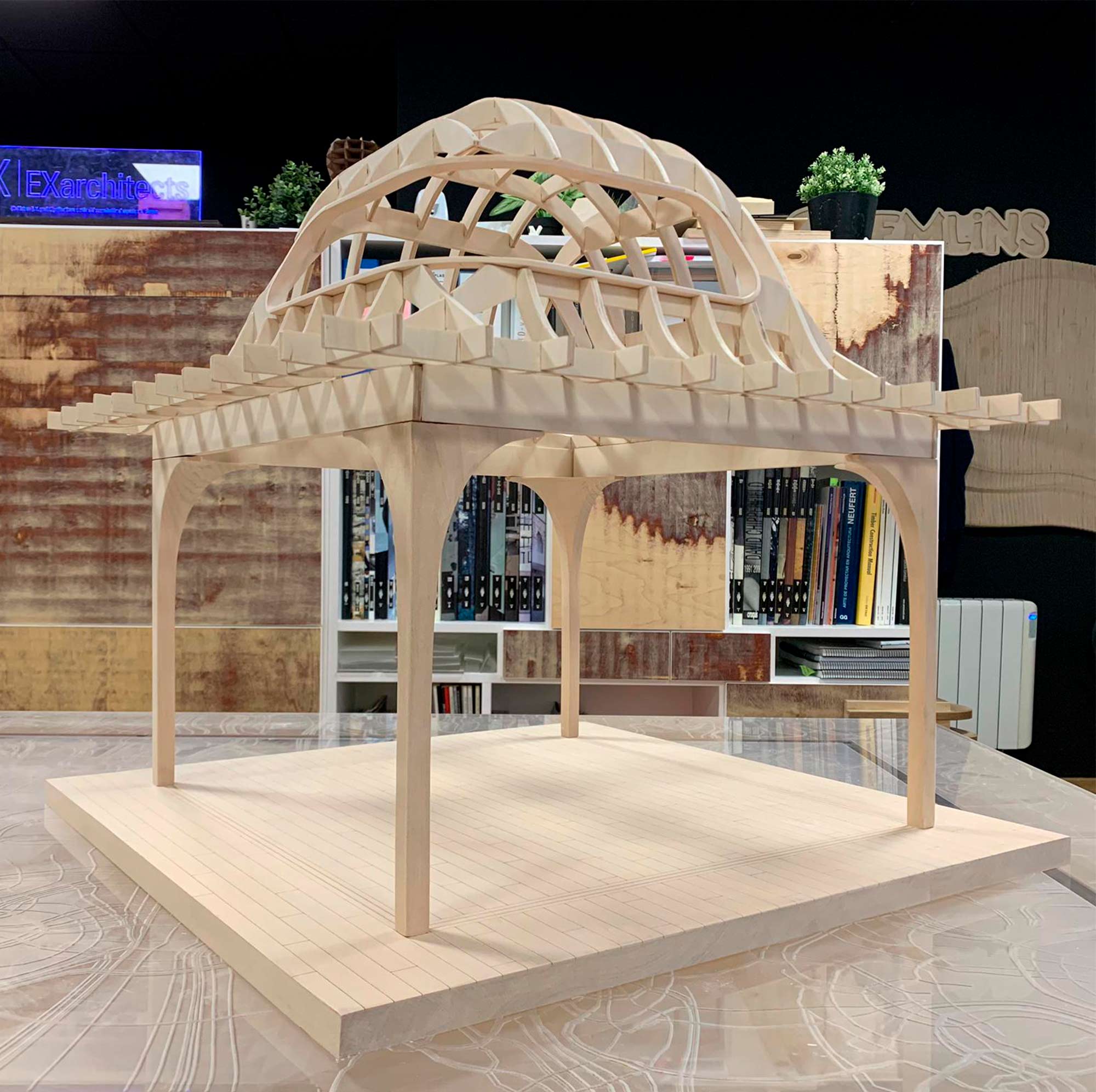 Foster+Partners建筑构造模型制作丨西班牙马德里丨EXarchitects-25