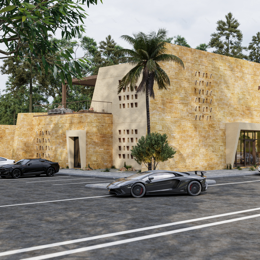 NAJDI STYLE RESTAURANT工装餐厅外立面-19