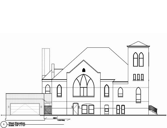 美国芝加哥哥特式教堂改造住宅-71