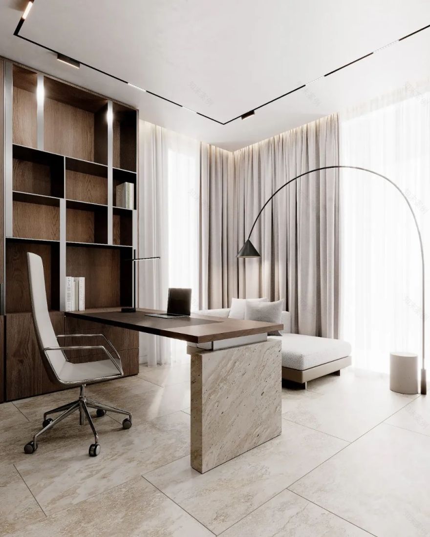 735㎡现代极简别墅设计丨LeQB Architects-90