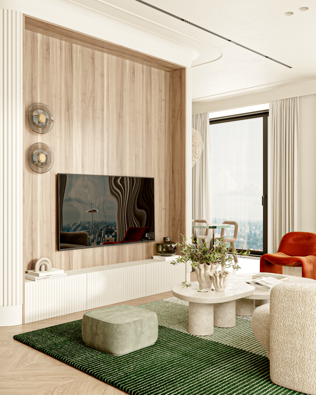 现代 87㎡欧式二居室-12