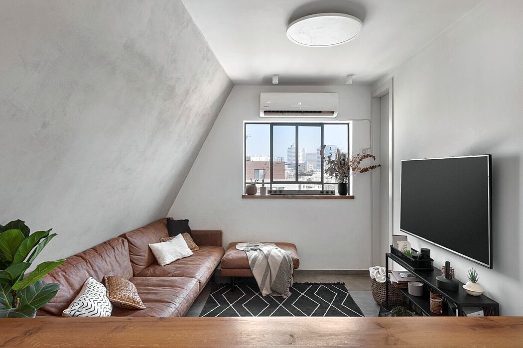 A Rooftop Apartment Overlooking Two Cities 丨 Halel Architects-1