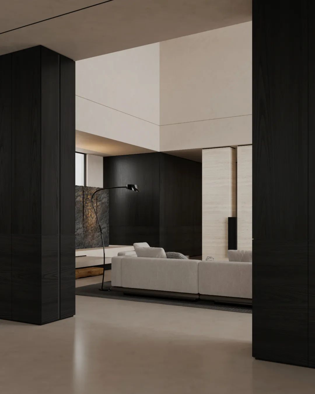 极简主义别墅豪宅空间设计丨中国临沂丨Yinji Space Design-35