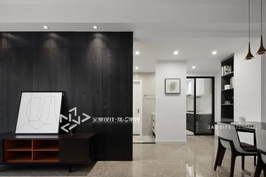 85㎡现代黑白灰,单身小哥哥的简洁时尚之家-53