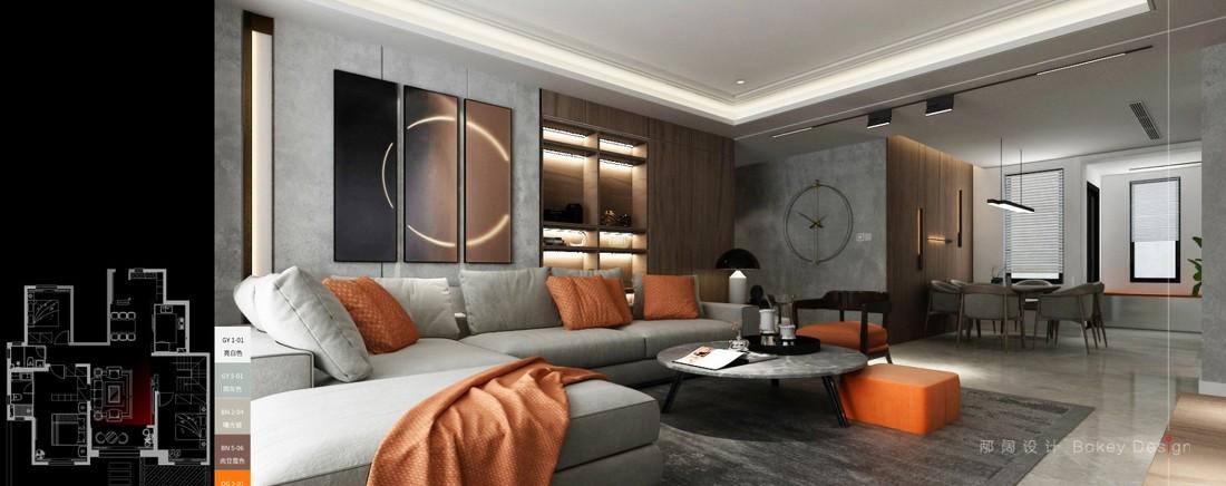 橙色时光——温馨居家空间设计-0