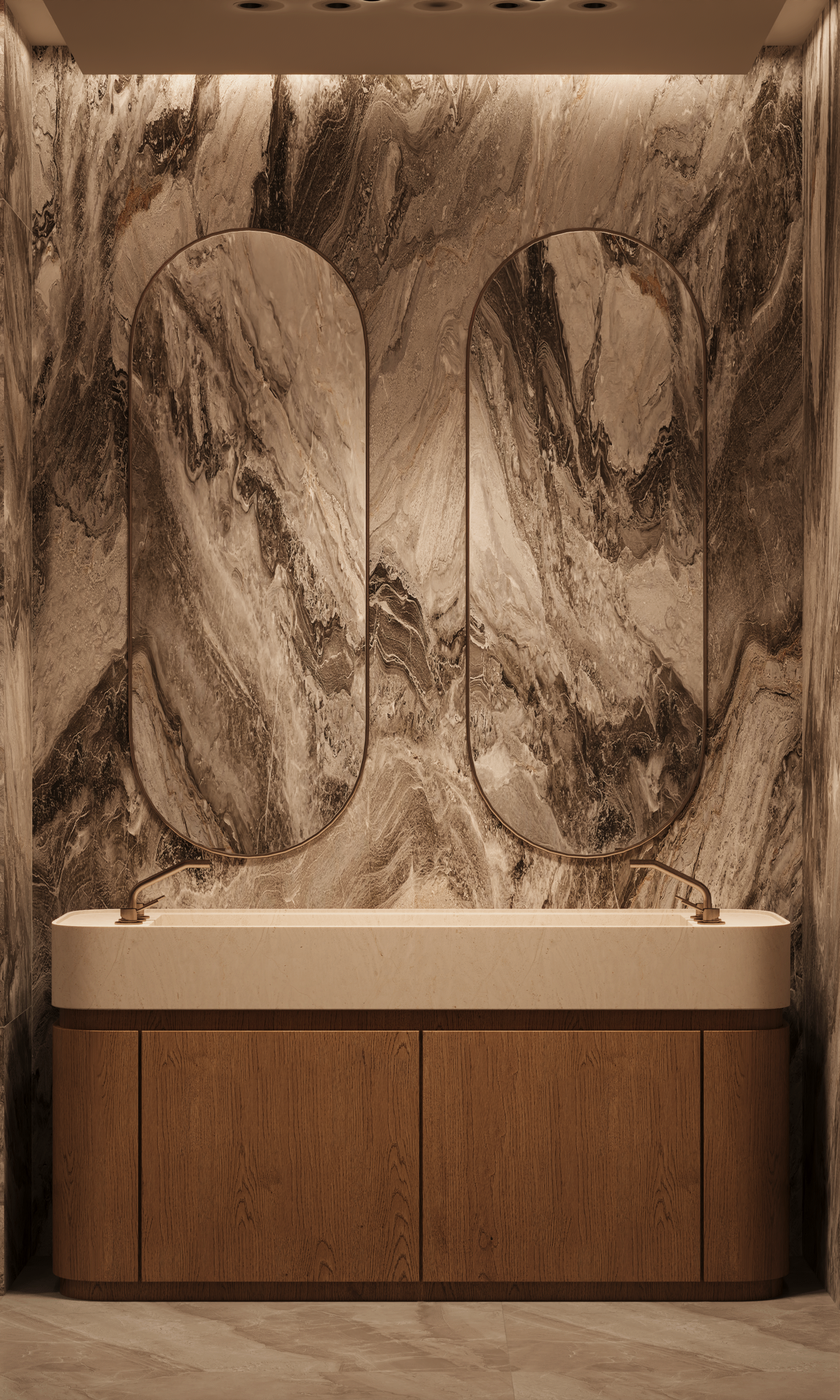 Luxury Modern Reception – Private Villa Entrance-29