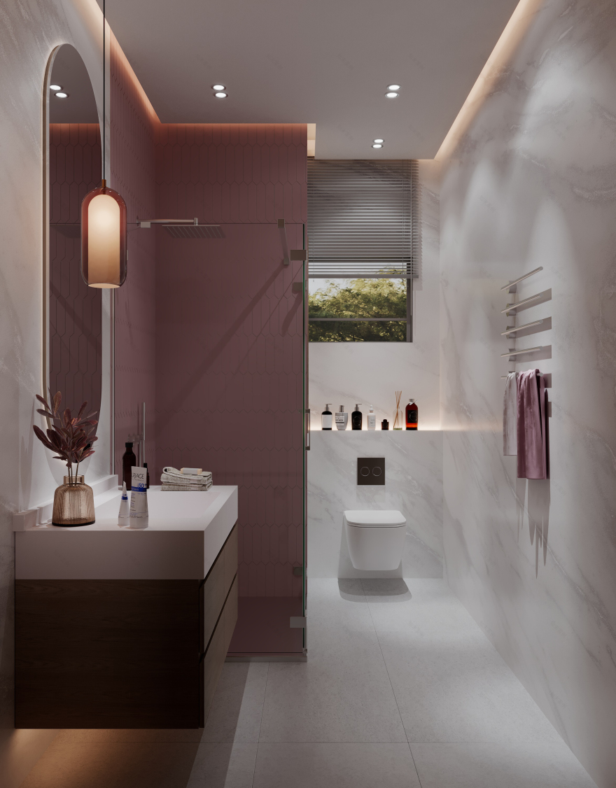 别墅双床儿童卧室-14