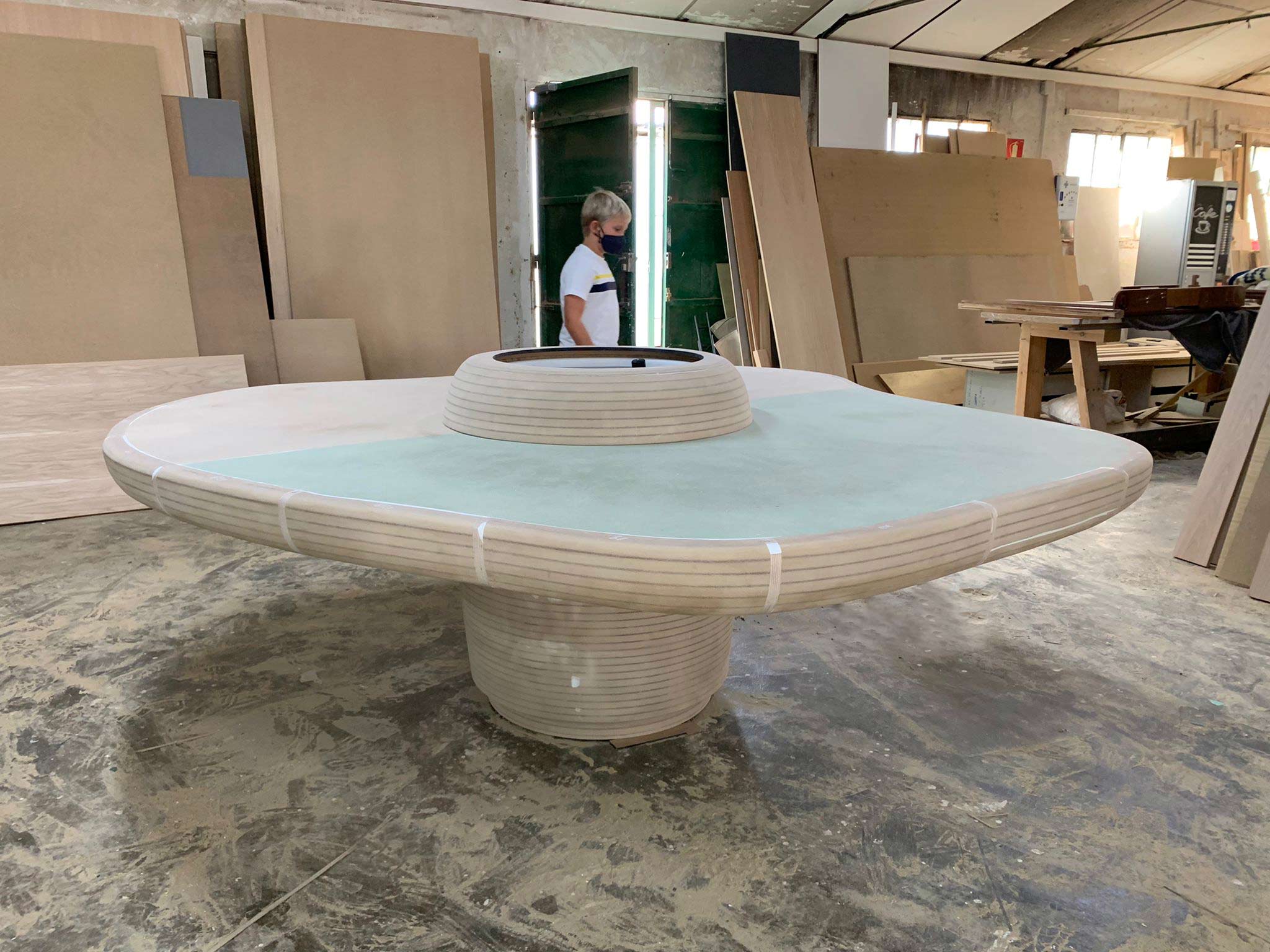 Mesa paramétrica（参数化桌子,花架）丨西班牙马德里丨EXarchitects-14