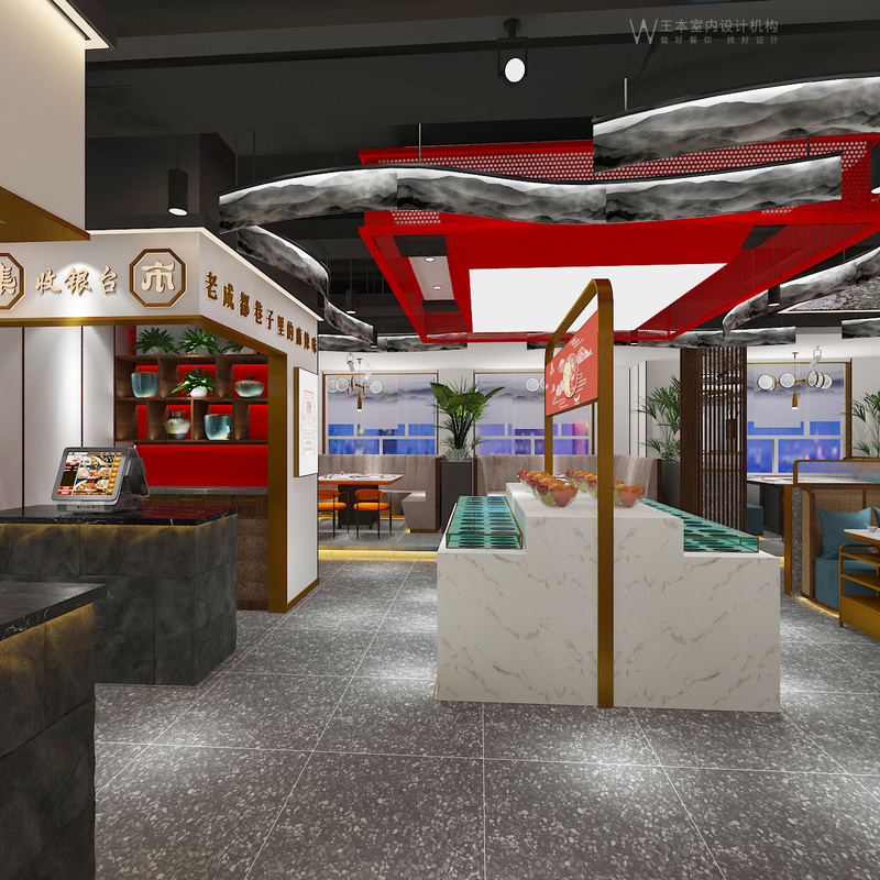 麻辣集市火锅轮台店·王本设计作品-7