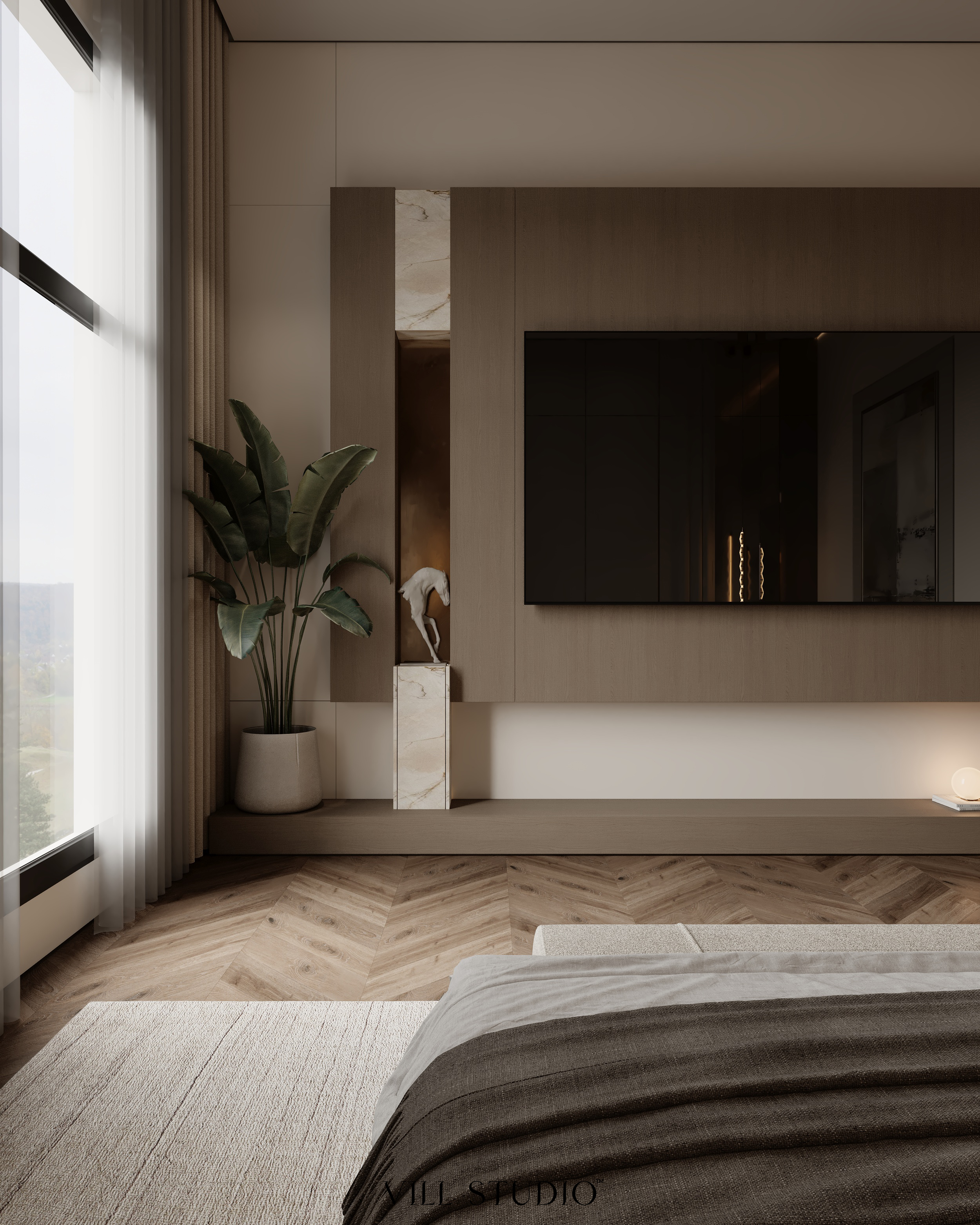 LUXURY MASTER BEDROOM INTERIOR | KSA-15