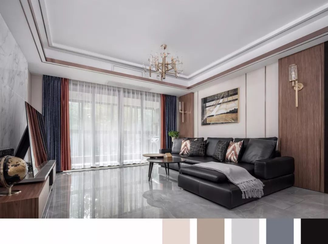 武汉天地现代轻奢三室两厅,诗意家居让生活更美好-29