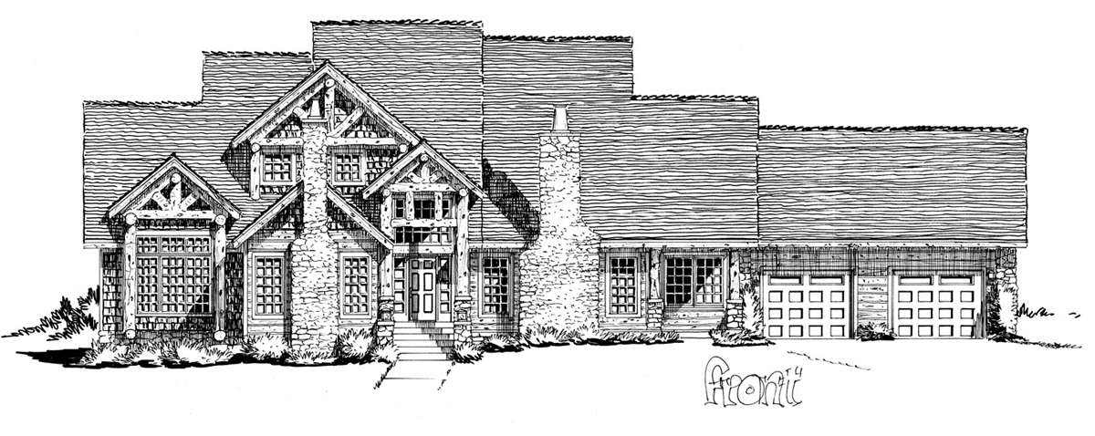 传统两层房屋设计方案3135-6