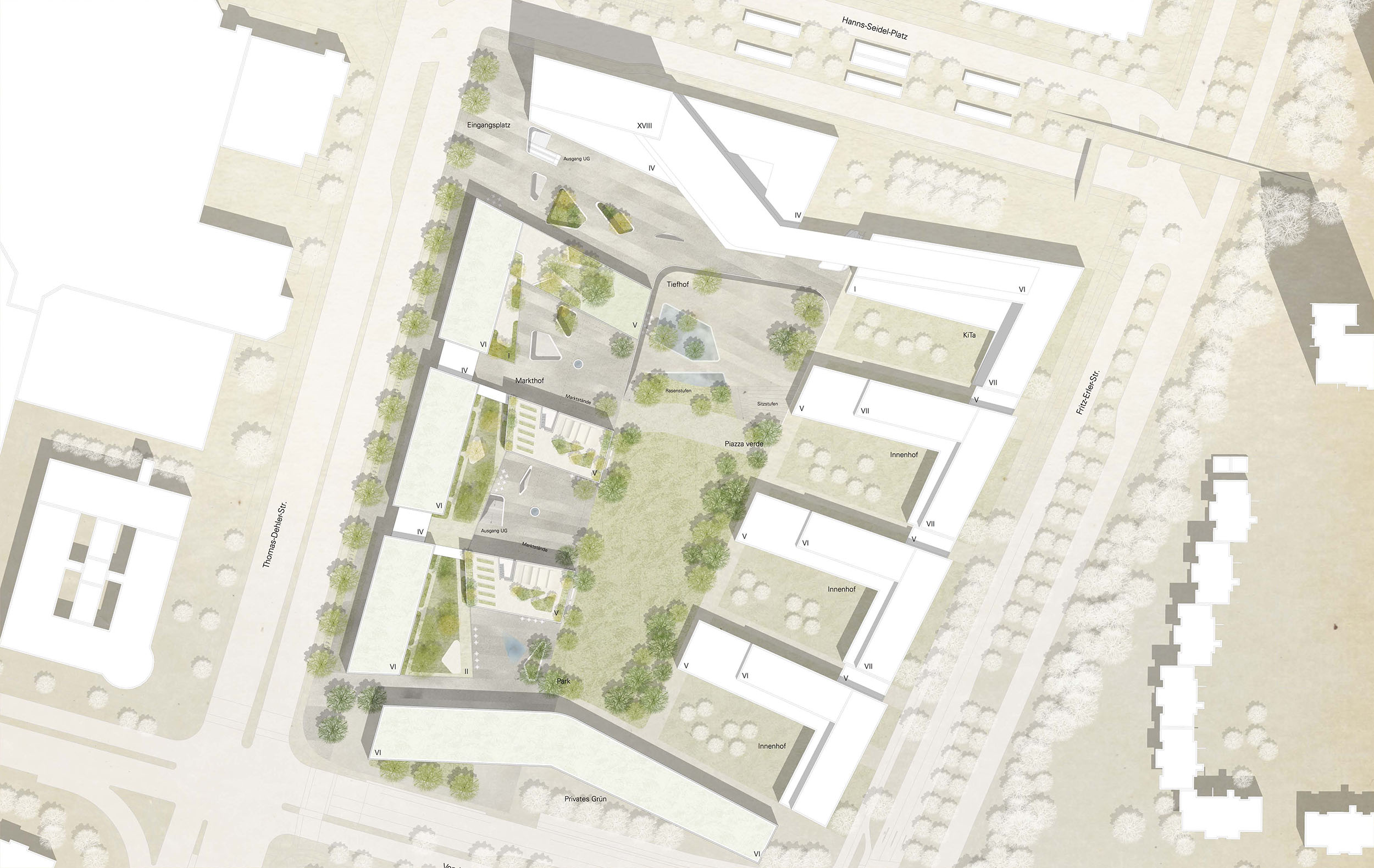 德国 Perlach 广场丨德国慕尼黑丨AllesWirdGut-39