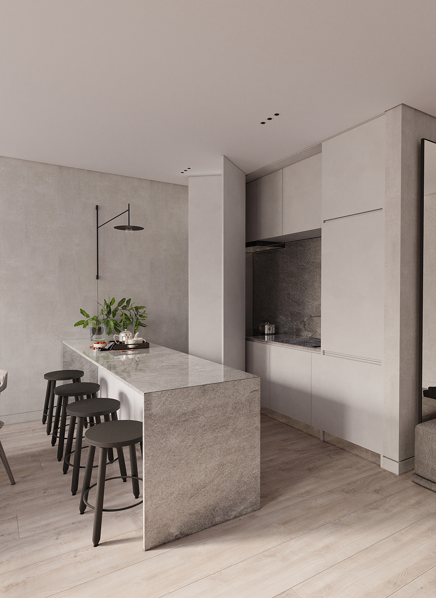 65㎡小空间公寓设计-5