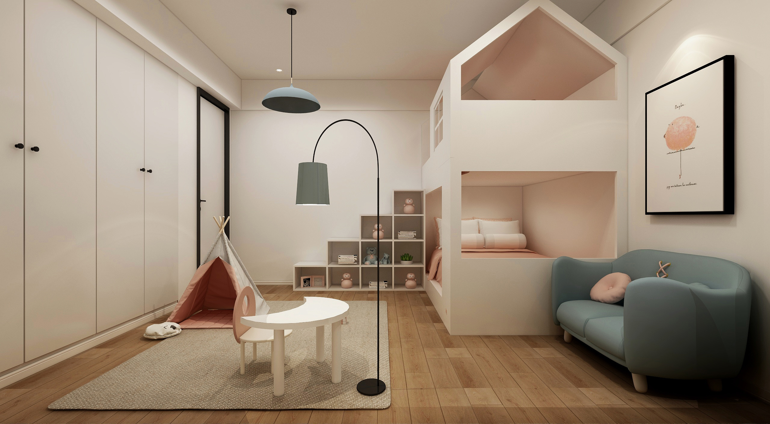 重庆新天泽国际广场王老师私宅现代简约设计-9