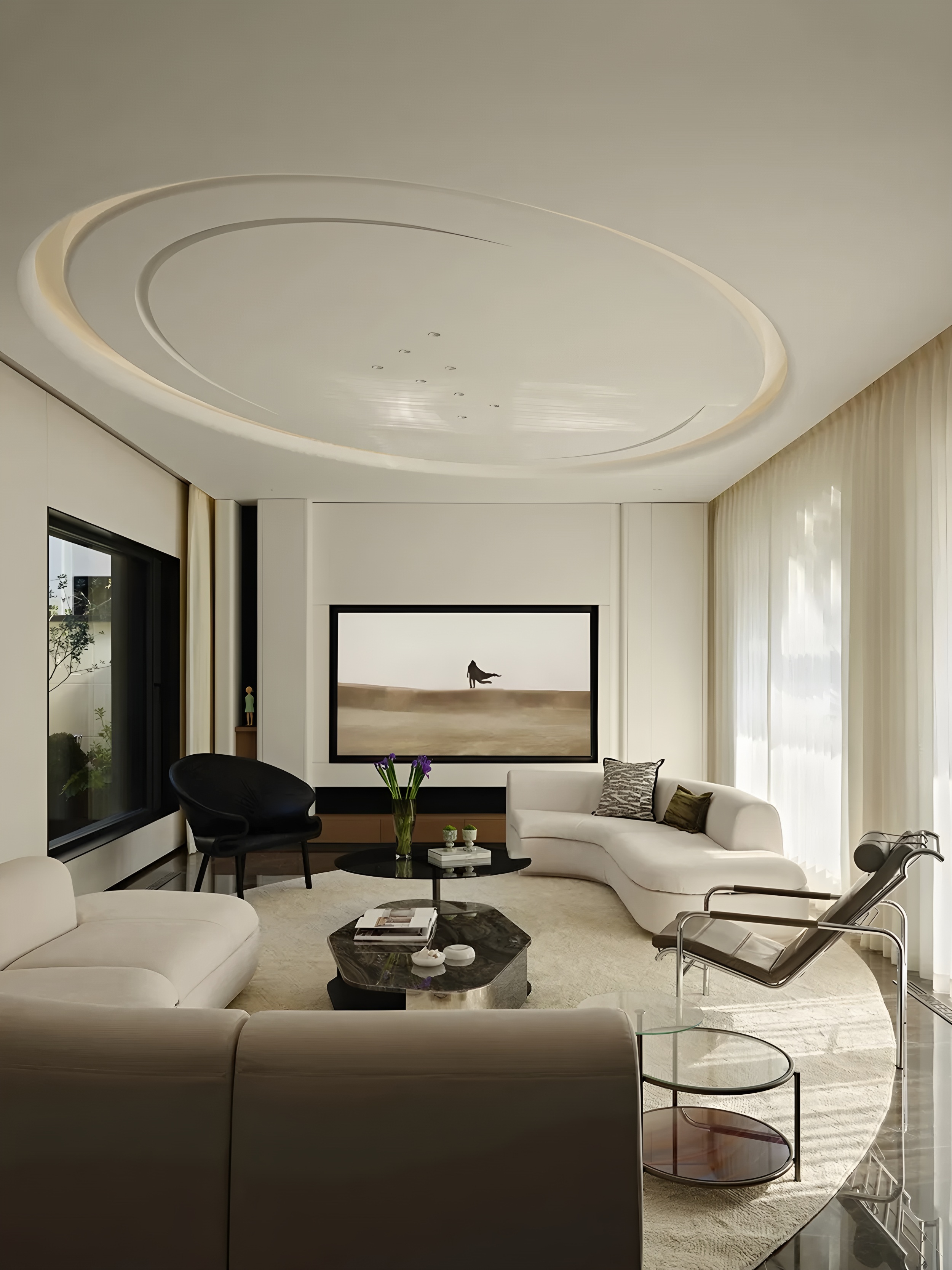 南京536㎡简约别墅丨中国南京丨观享际SKH室内设计-24