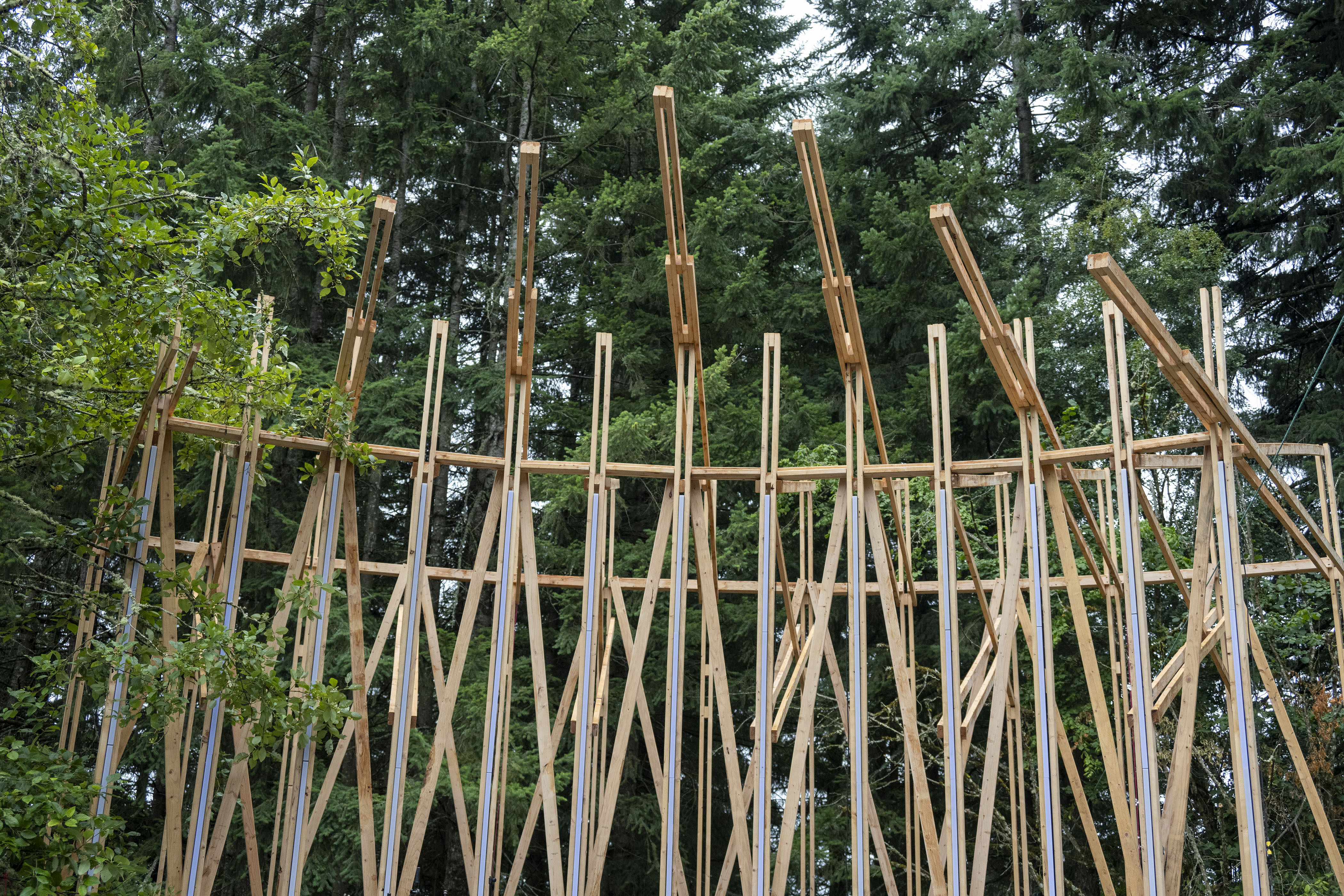 Pickathon Festival樱桃山舞台丨美国波特兰丨波特兰州立大学建筑学院学生-17