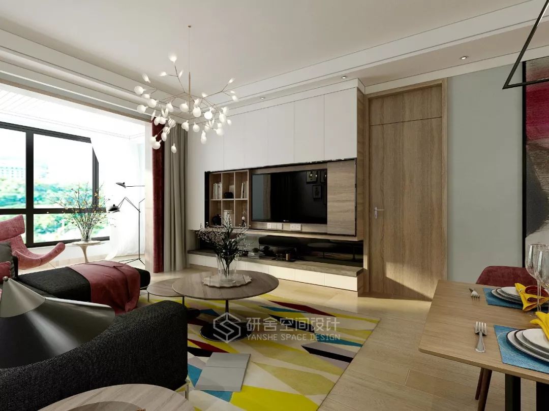 研舍 . 设计 | 简约样板间设计“明媚风情”-20