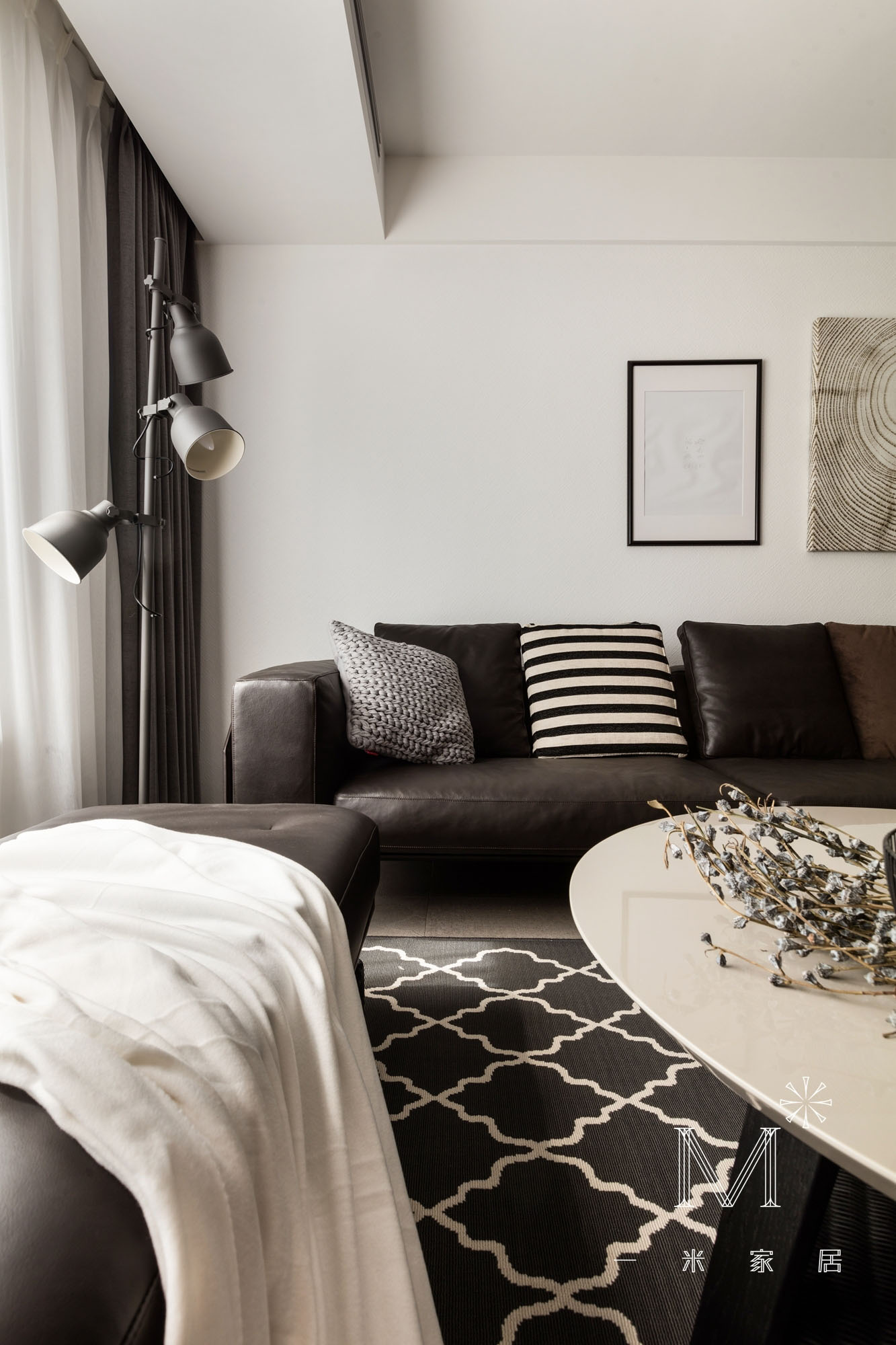 【一米家居】 ◣ 年 轮 ◥ 115m2 现代风-20