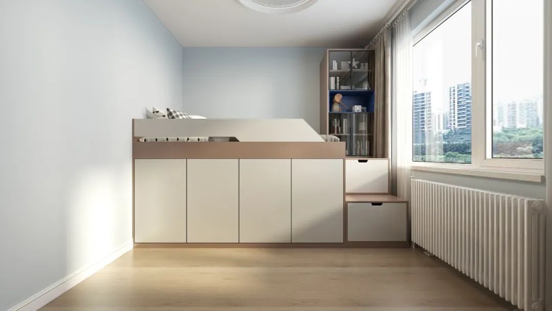 60㎡原木风设计丨中国朝阳丨居然北四三部设计师朱雅丽-25