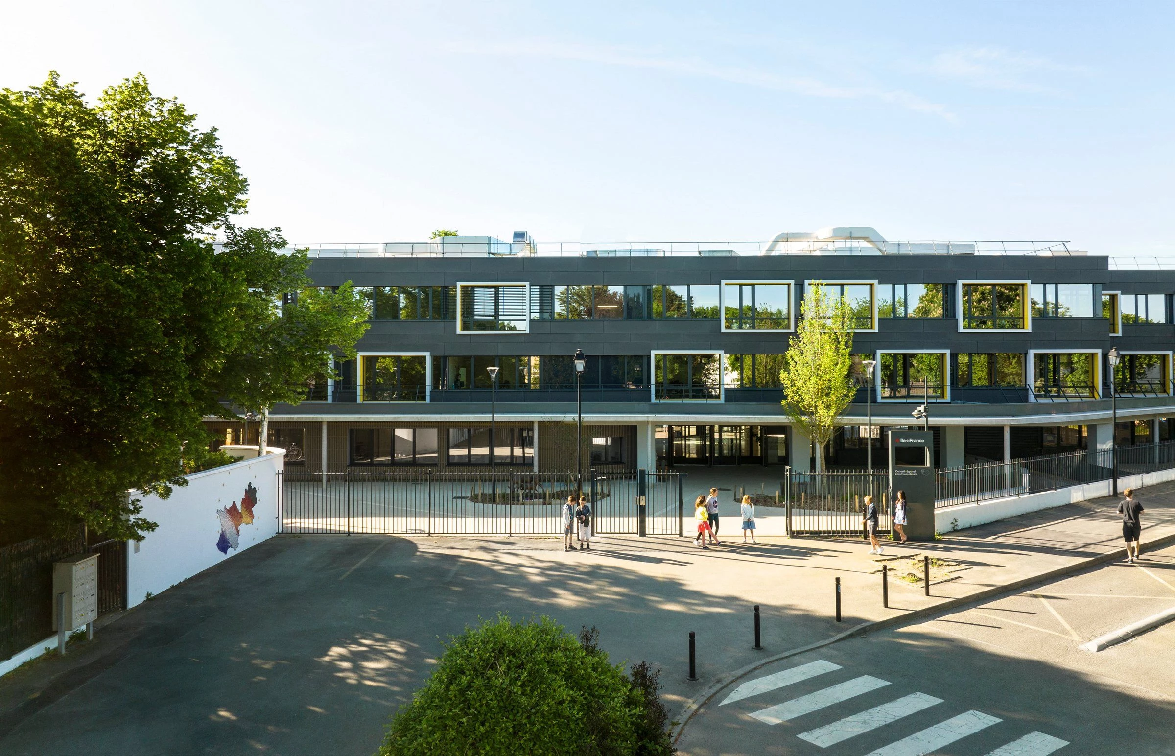 Lycée FrancoAllemand 学校丨法国丨Behnisch Architekten,Atelier 2A+-9