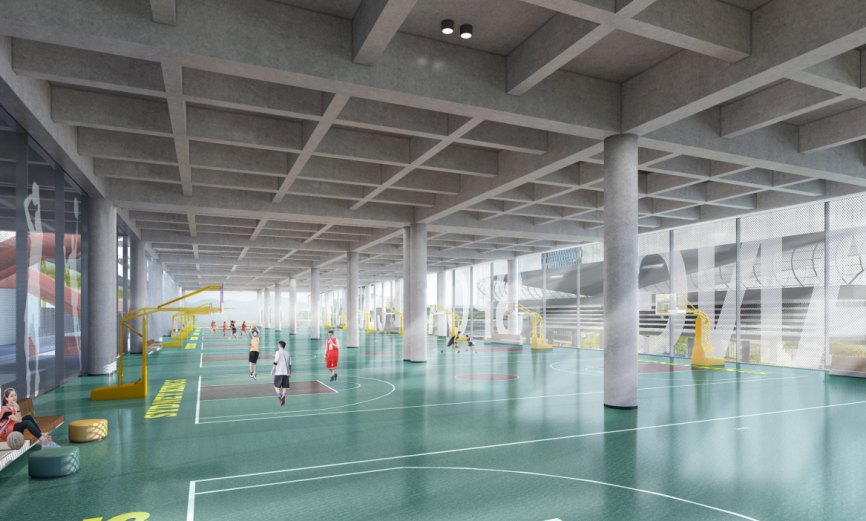 用设计诠释运动无限魅力|大浪体育中心-46