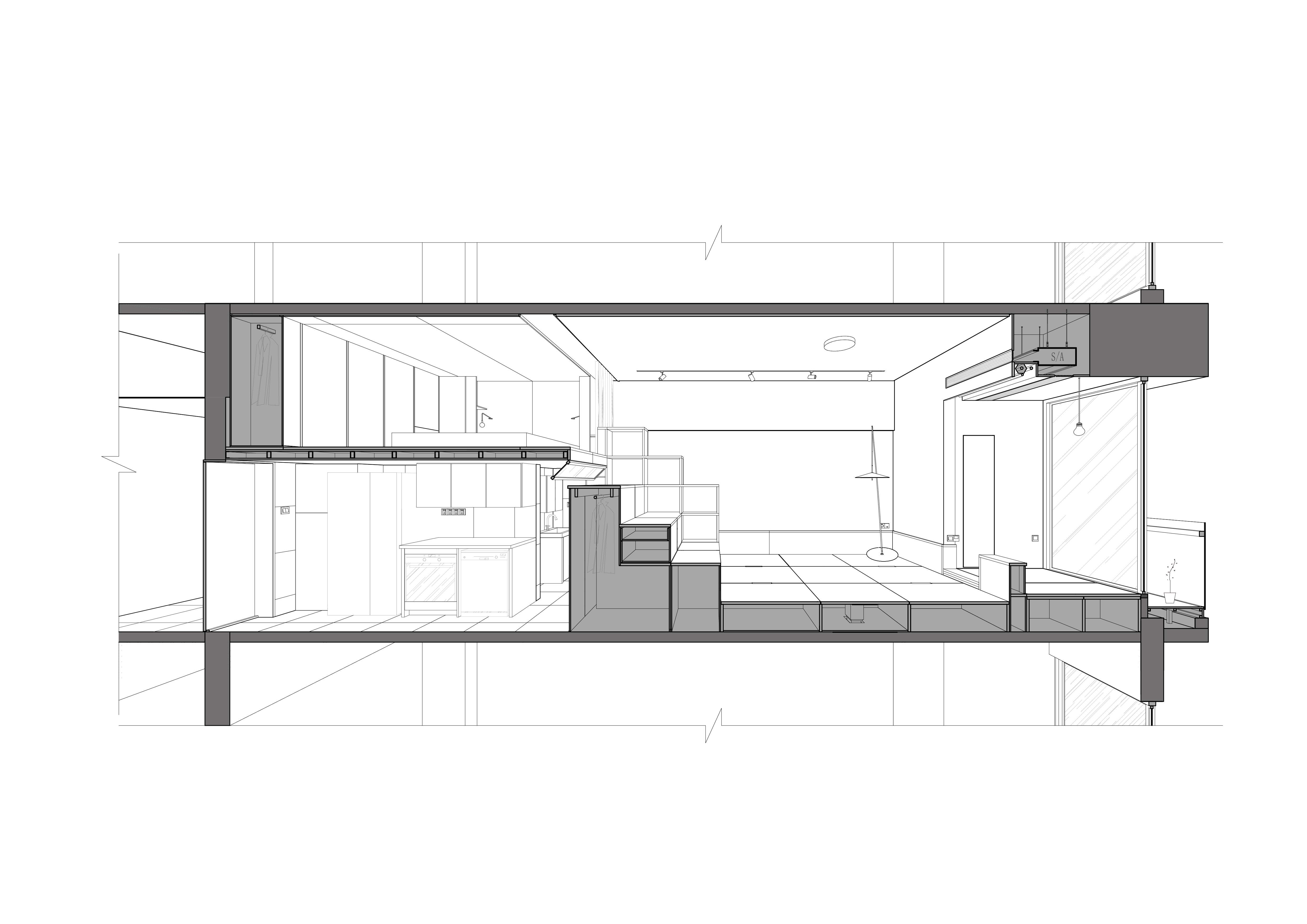 盈尺起山:40平方米居住空间改造设计丨中国杭州丨久舍营造工作室-101