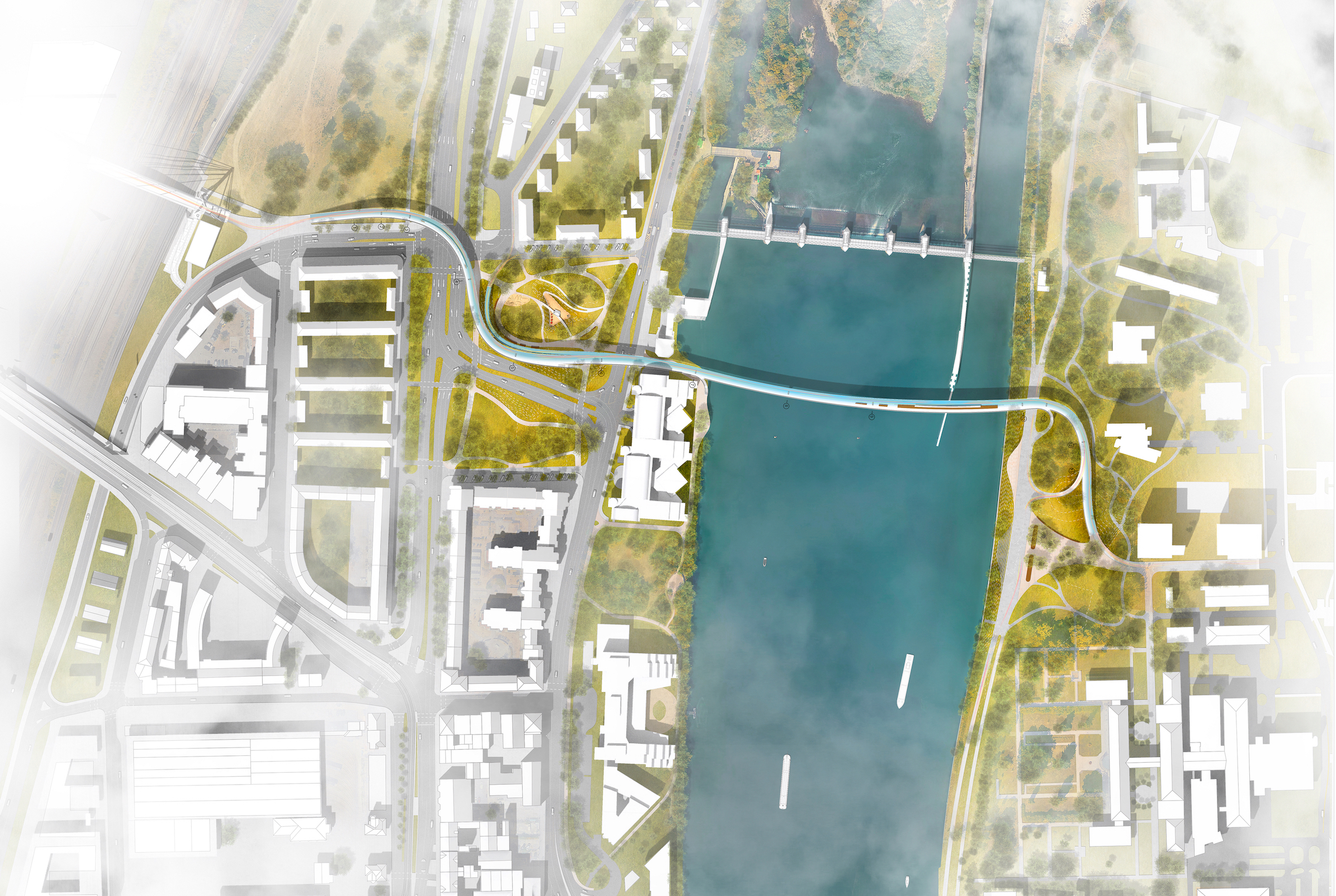 德国海德堡内卡河人行及自行车桥-15