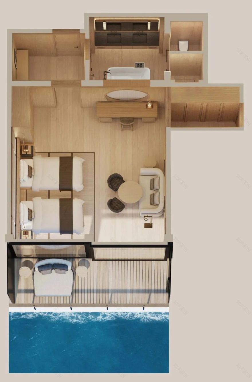 安缦·Amangati海上游艇度假酒店丨荷兰Sinot Yacht Architecture&Design-34