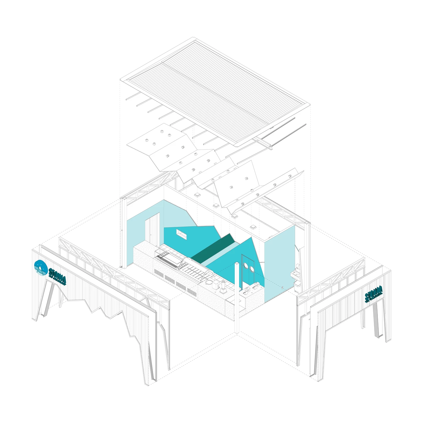 巴西 STONIA ICE CREAMLAND 餐厅丨mínimo arquitetura e design-16