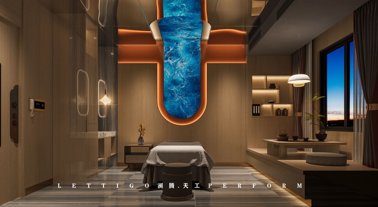 现代中式|足浴会所|SPA养生馆-17