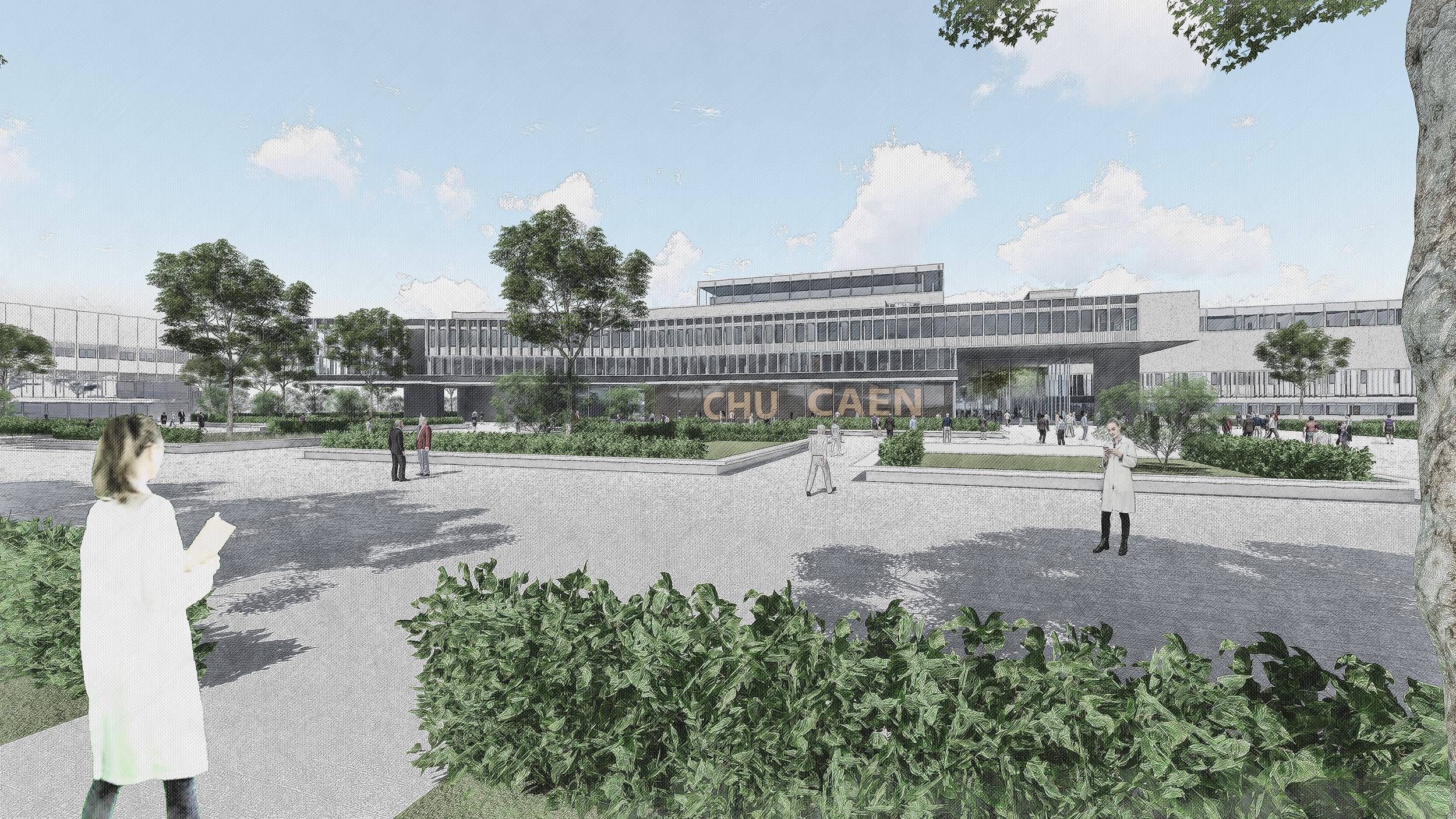 Caen大学医院翻新及扩建项目丨FranceCaen丨Ateliers 2,3,4,-32