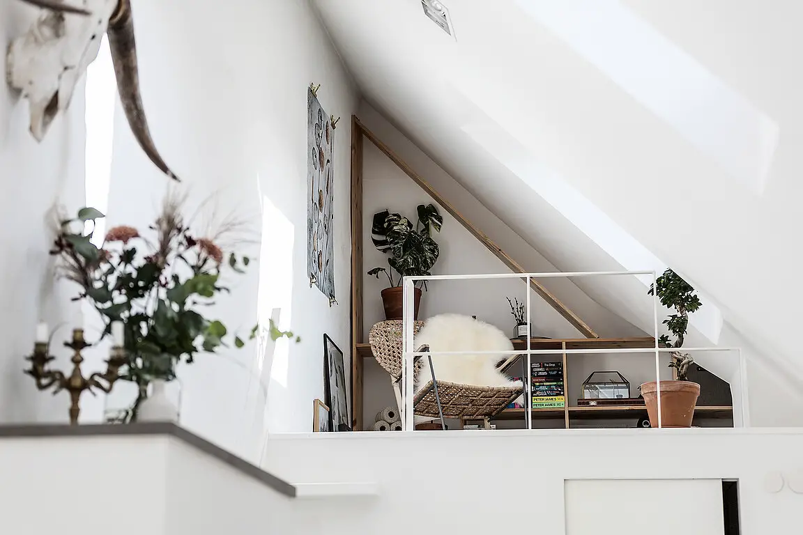 瑞典顶层复式公寓 | 阳光办公室与生活空间完美融合-7