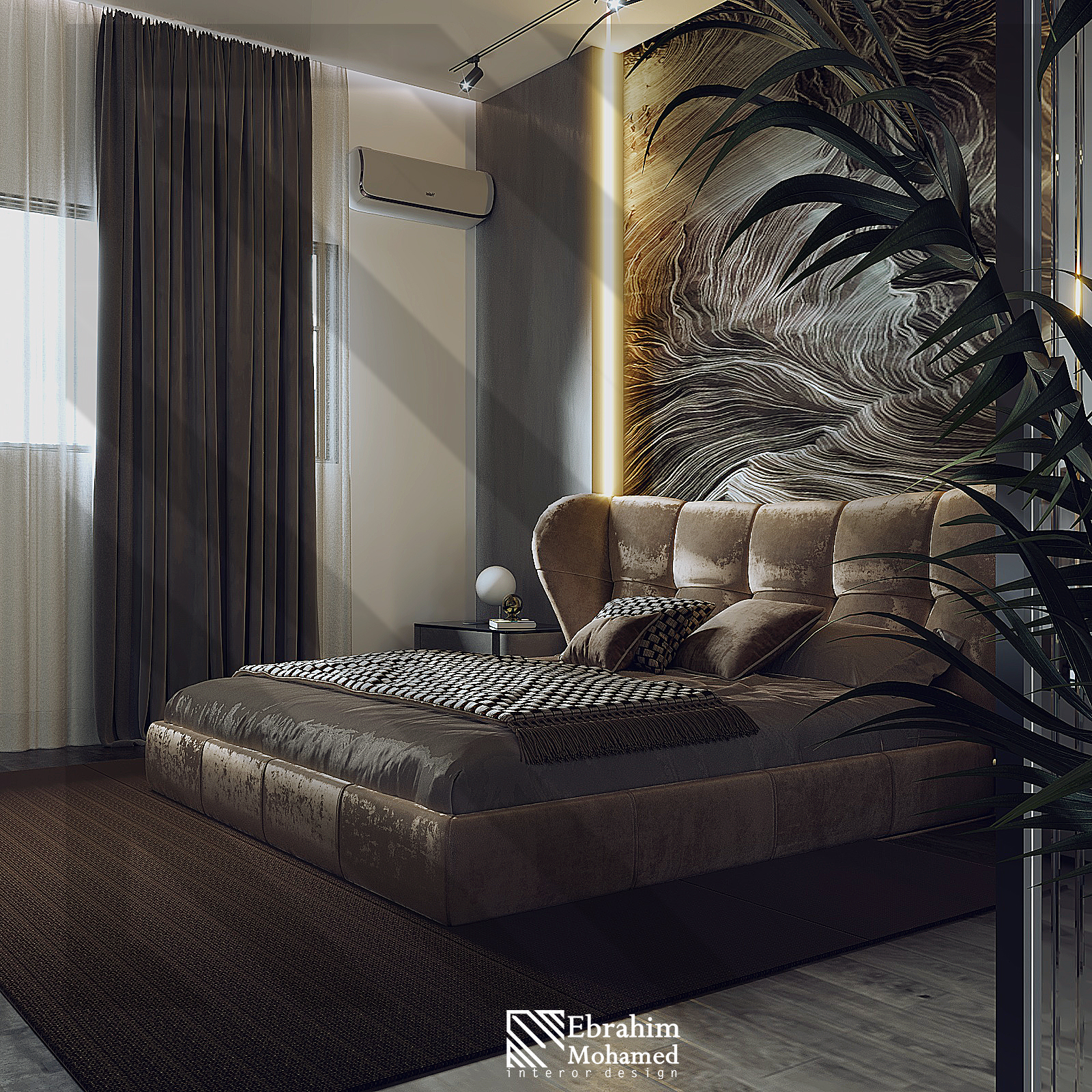 主卧室丨Ebrahim Mohamed-11