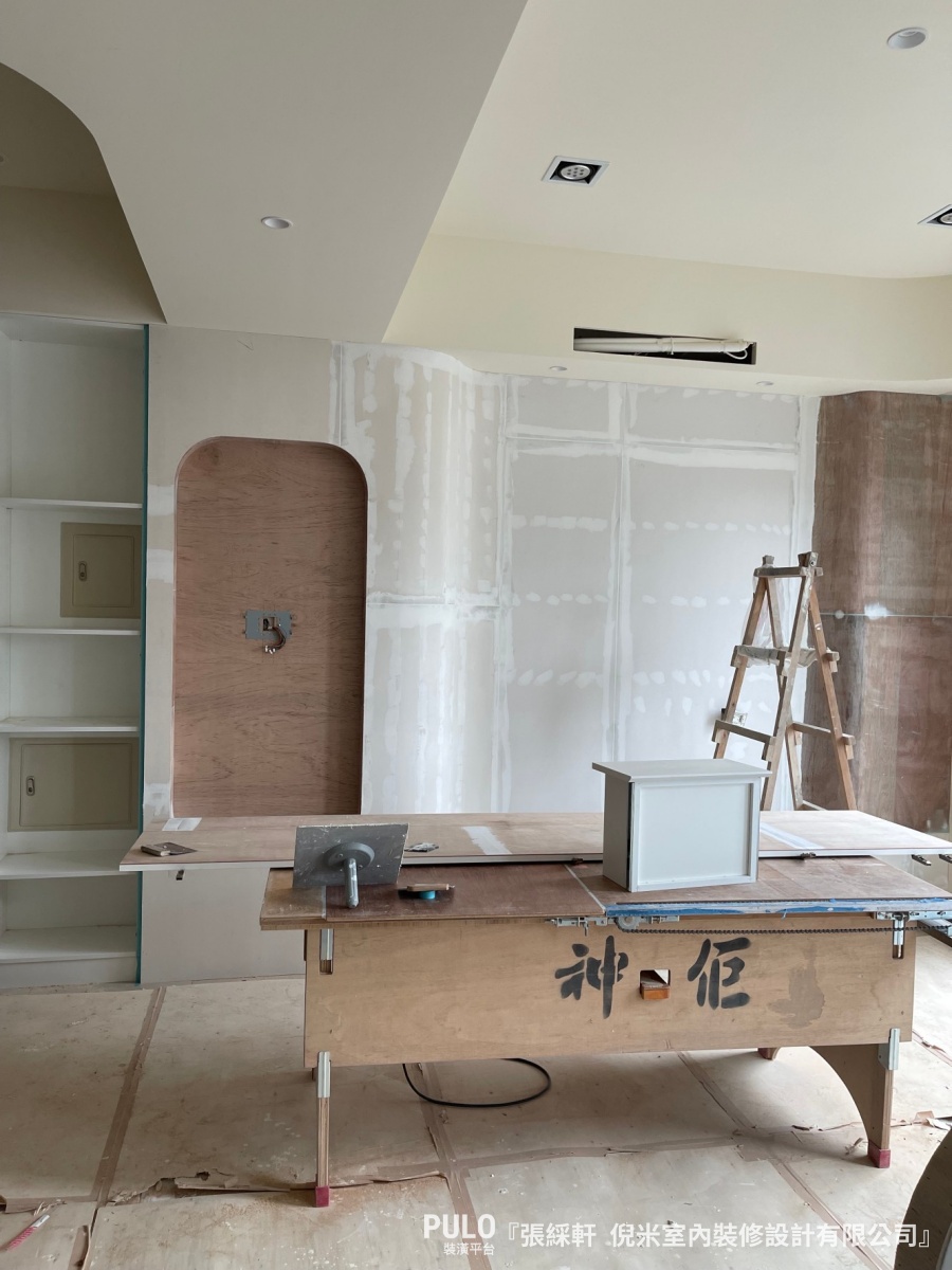 台中4层楼极简灰白色调透天居家装潢丨中国台中丨倪米室内装修设计有限公司-34