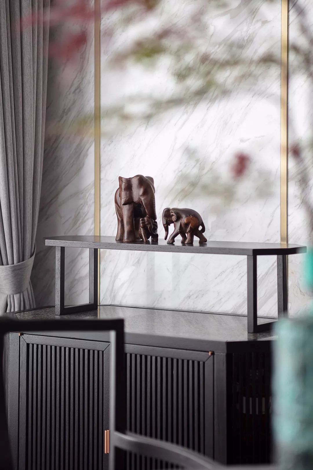 绍兴翡翠园 400㎡中式空间,古韵石韵共融,打造品质生活-29