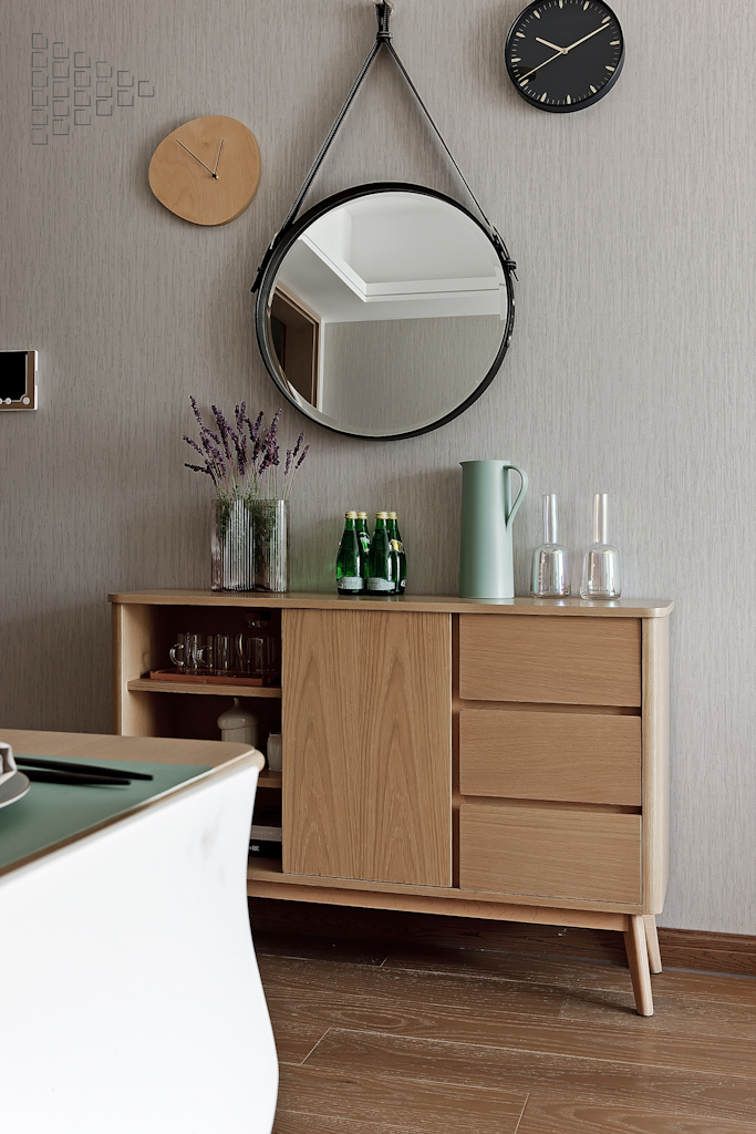 北欧风绿色系招商千岛湖近湖花苑样板房-9