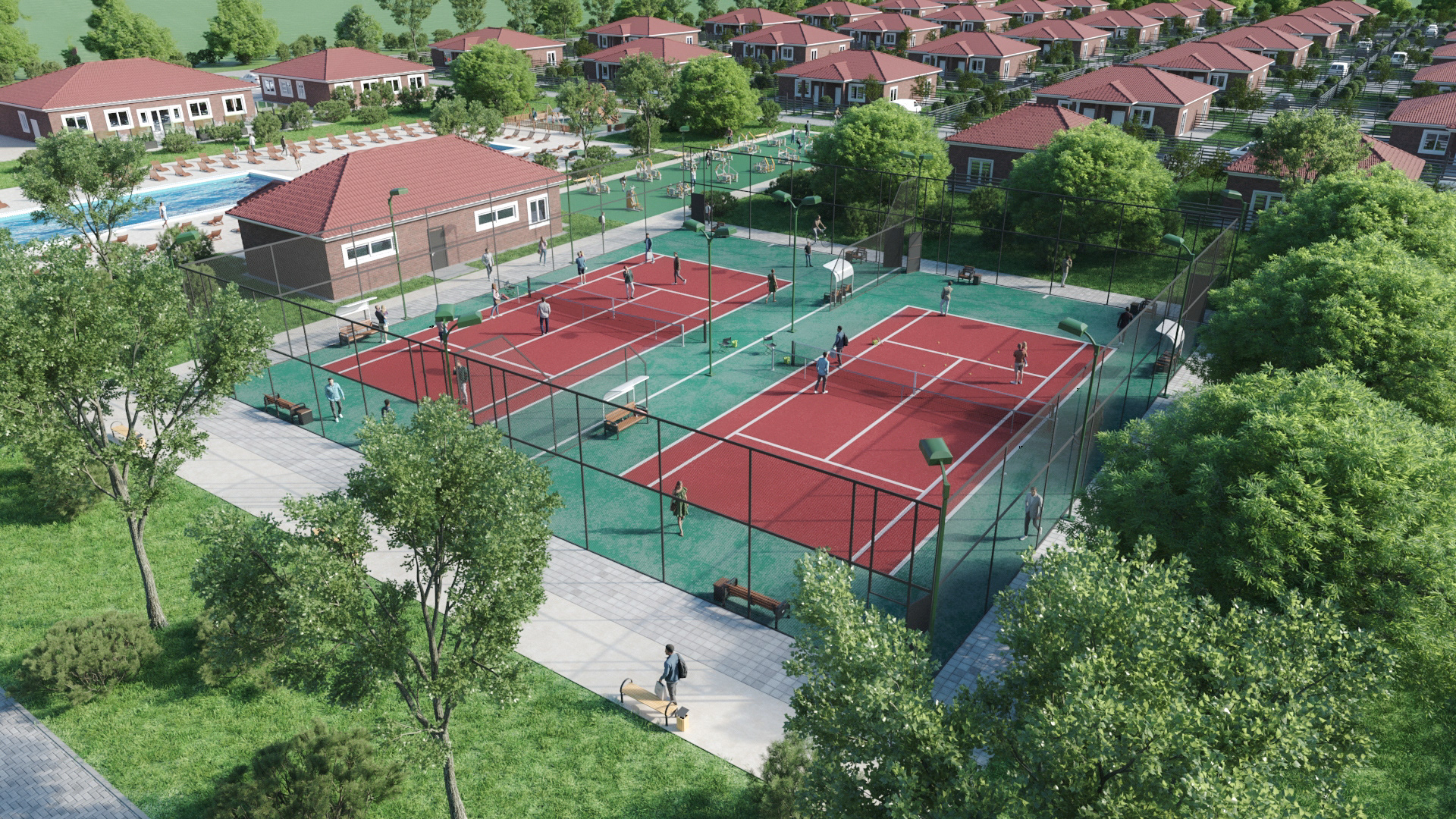 Проект посёлка с типовой застройкой "Ласкино"-12