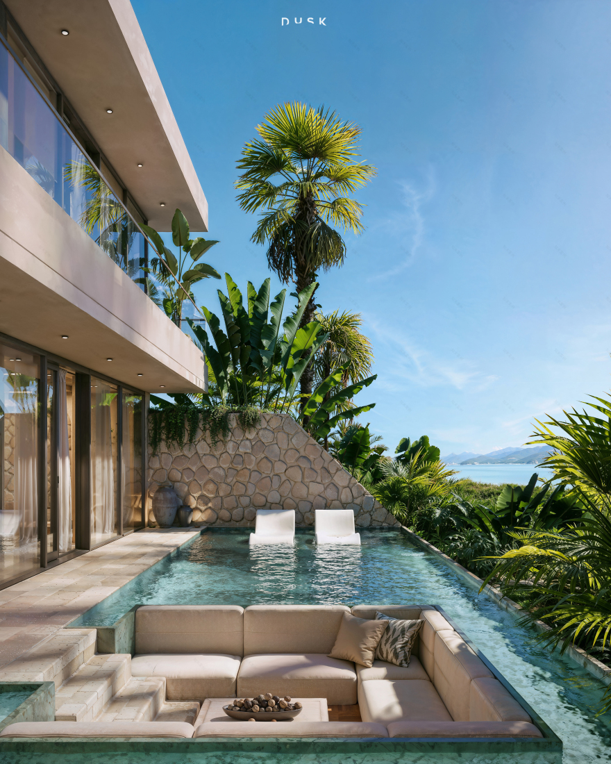 巴厘岛乌鲁瓦图别墅设计丨印度丨Dusk Architecture Studio-11