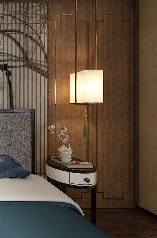 悦江国际 230㎡新中式雅居,演绎东方美学与当代生活-95