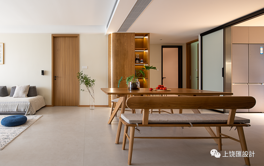 滨江棕榈·公园壹号原木极简设计丨红石空间设计-23