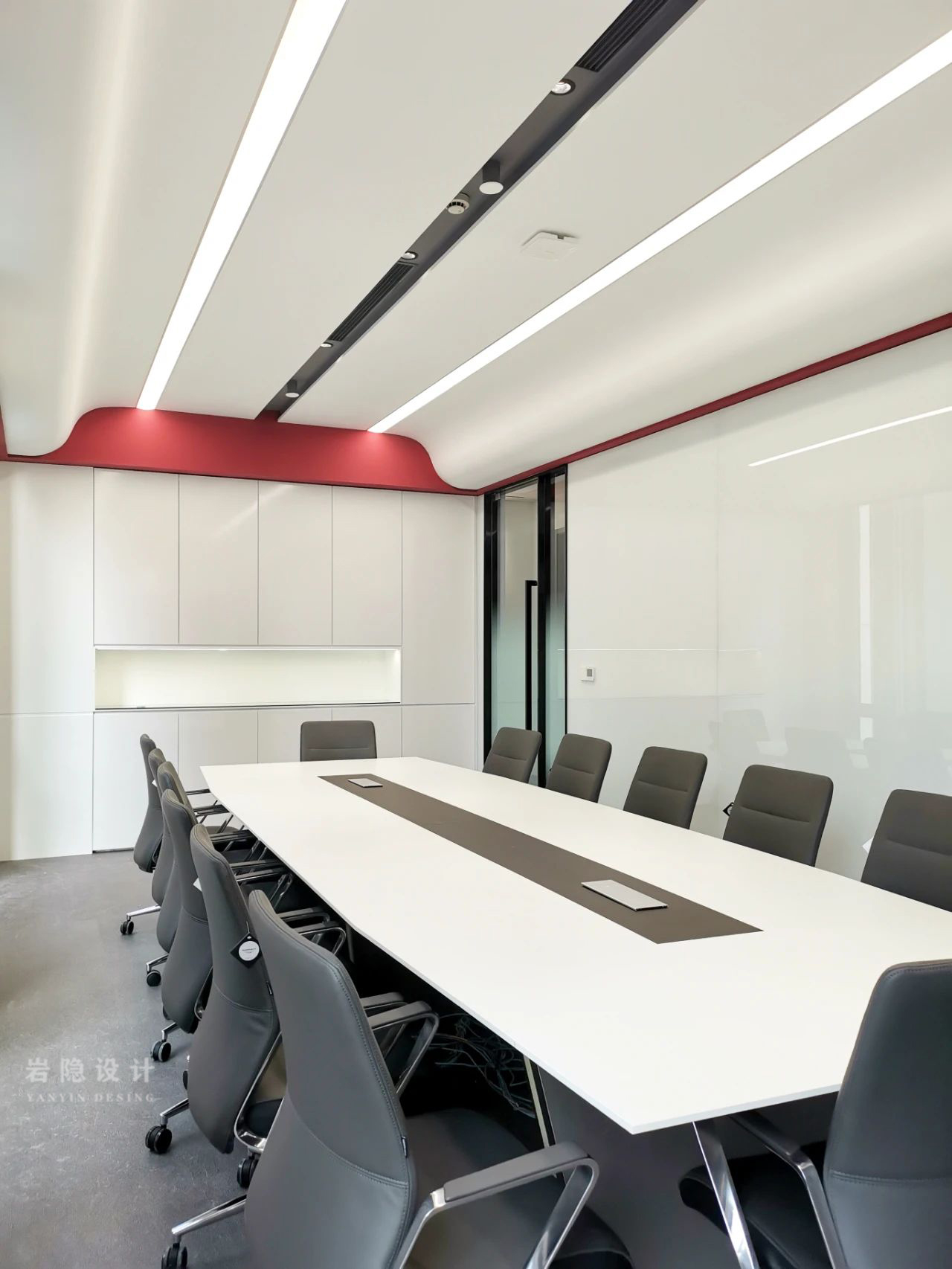 华丽集团办公楼与室内空间设计-19